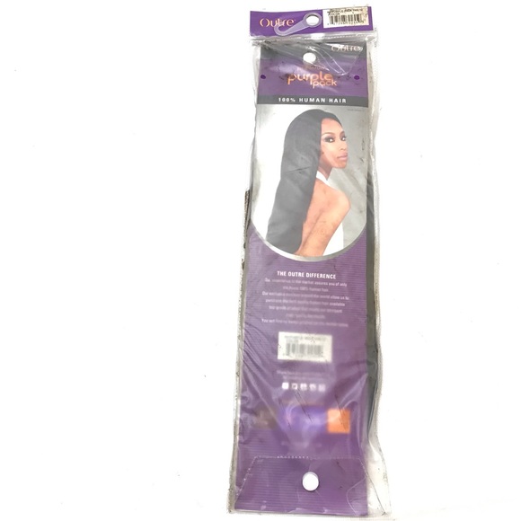 10” Outre Premium Purple Pack 100% Human Hair Yaki Weave Extension - Picture 9 of 15